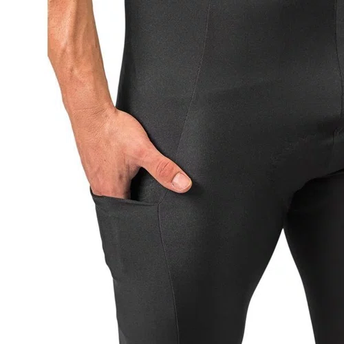 CALÇA CICLISMO MASCULINA FREE FORCE BASIC 3 BOLSOS PRETA 3G
