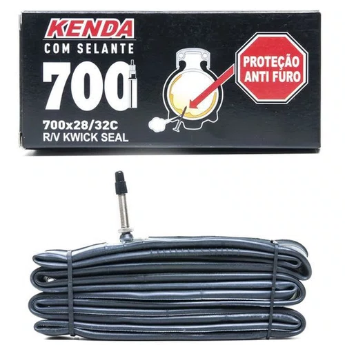 CAMARA 700X28/32 KENDA COM SELANTE VALVULA FINA