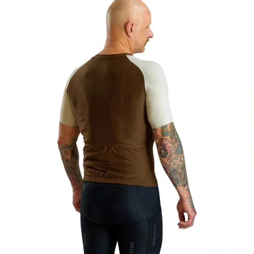 CAMISA C. MASCULINA FREE FORCE ENDURANCE RACEFIT MARROM