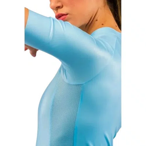 CAMISA CICLISMO FEMININA FREE FORCE TRAINING AIR AZUL CLARO 