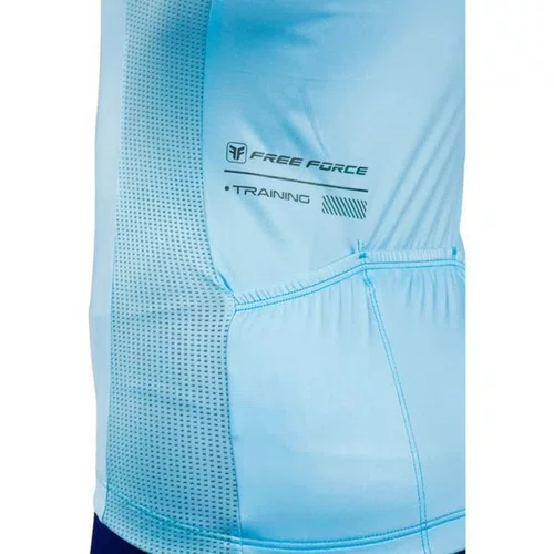 CAMISA CICLISMO FEMININA FREE FORCE TRAINING AIR AZUL CLARO 