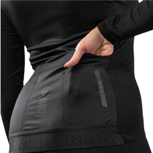 CAMISA CICLISMO FEMININA M. LONGA FREE FORCE START BLACK 3G