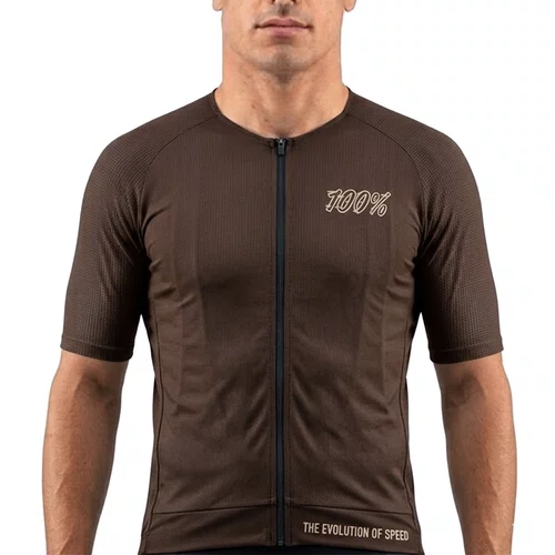 CAMISA CICLISMO MASCULINA 100% SPEEDCO BIKE MARROM