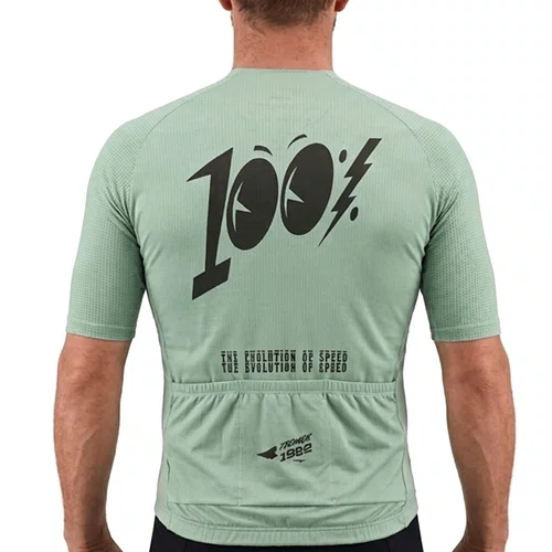 CAMISA CICLISMO MASCULINA 100% SUNNYSIDE BIKE MENTA