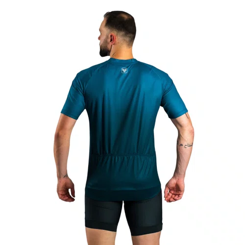 CAMISA CICLISMO MASCULINA FREE FORCE BASIC COBALT AZUL