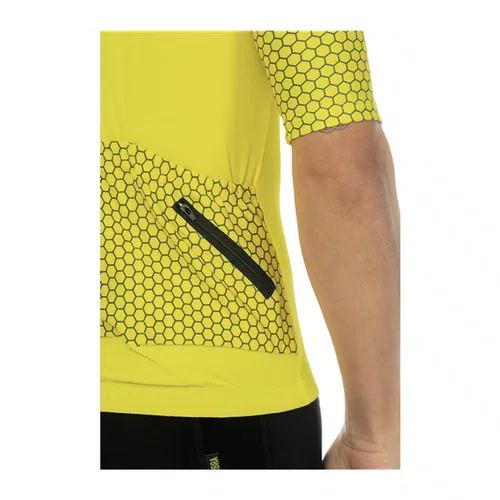 CAMISA CICLISMO MASCULINA FREE FORCE CLASSIC AMARELA TAM 3G