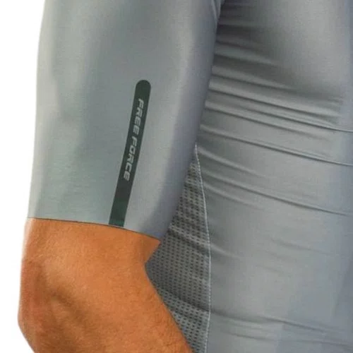 CAMISA CICLISMO MASCULINA FREE FORCE TRAINING GRAY CINZA 3G
