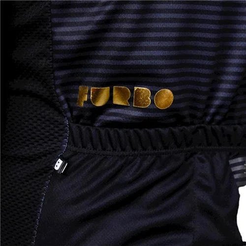 CAMISA CICLISMO MASCULINA FURBO SPORT ORO NEGRO TAM G