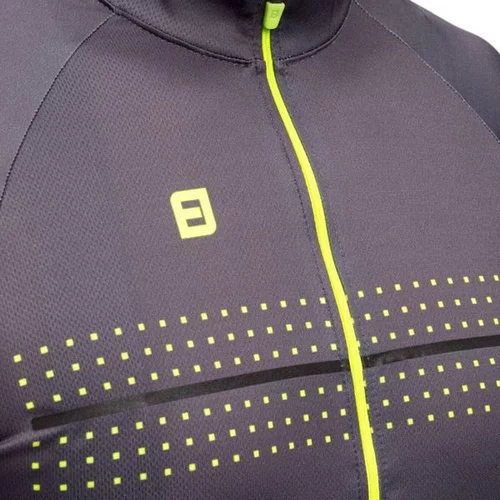 CAMISA CICLISMO MASCULINA MANGA LONGA FURBO GRID CINZA