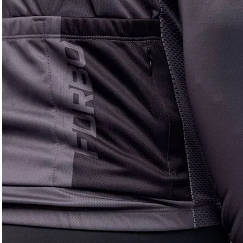 CAMISA CICLISMO MASCULINA MANGA LONGA FURBO GRID CINZA