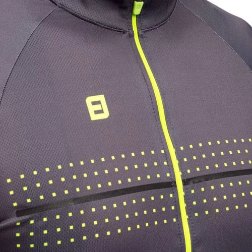 CAMISA CICLISMO MASCULINA MANGA LONGA FURBO GRID CINZA