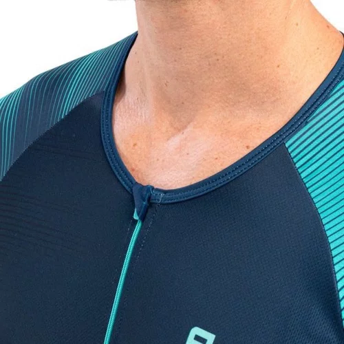 CAMISA CICLISMO UNISSEX FURBO BELIZE AZUL/VERDE G