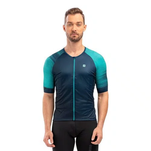 CAMISA CICLISMO UNISSEX FURBO BELIZE AZUL/VERDE G