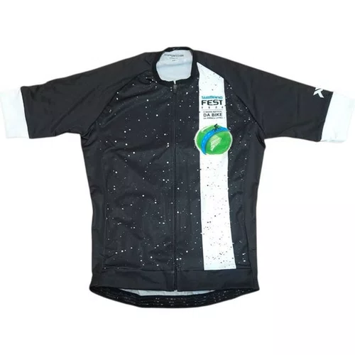 CAMISA MATTOS RACING  SHIMANO FEST INFANTIL PRETA P 8 ANOS