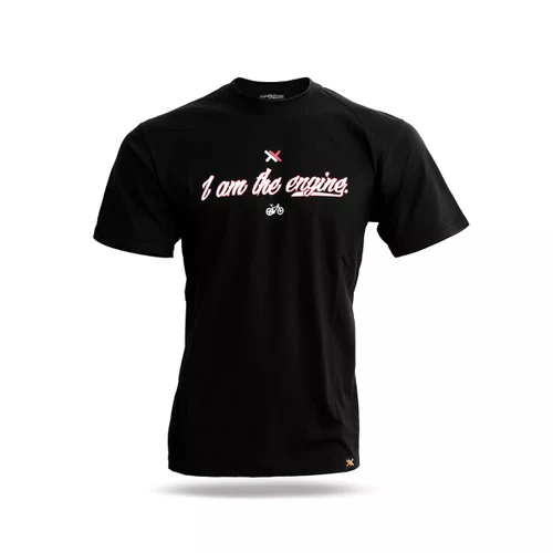 CAMISETA CASUAL MATTOS RACING BIKE ENGINE PRETO