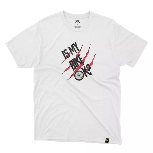 CAMISETA CASUAL MATTOS RACING MY BIKE OK BRANCO