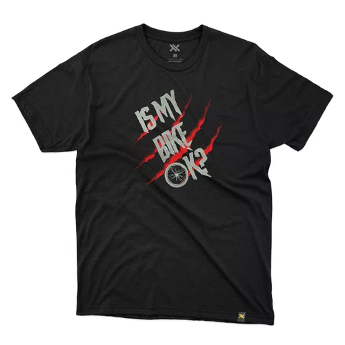 CAMISETA CASUAL MATTOS RACING MY BIKE OK PRETO