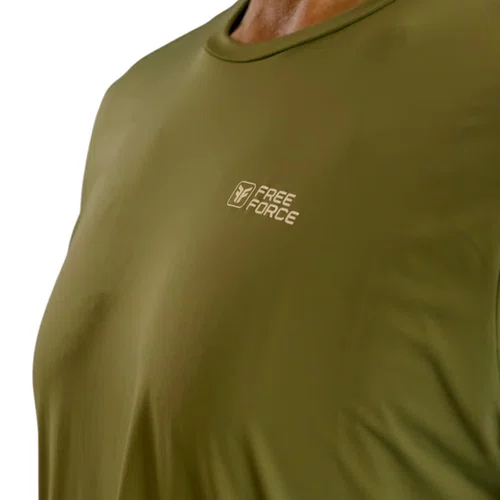 CAMISETA MASCULINA FREE FORCE CONFORT ENDURANCE VERDE