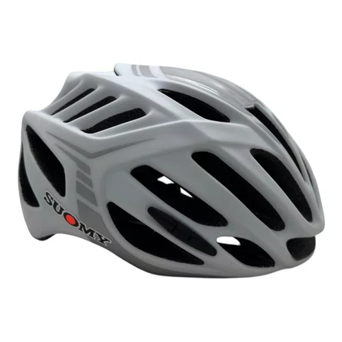 CAPACETE CICLISMO BIKE MTB SPEED SUOMY TIMELESS BRANCO/PRATA