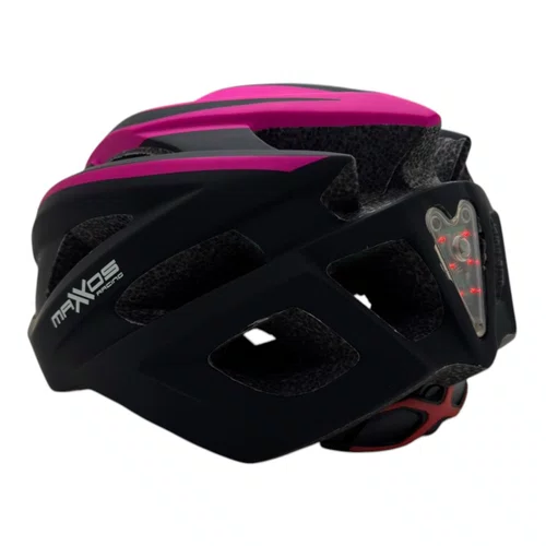 CAPACETE CICLISMO MTB SPEED MATTOS RACING FLASH ROSA LED