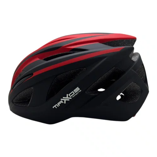 CAPACETE CICLISMO MTB SPEED MATTOS RACING FLASH VERMELHO LED