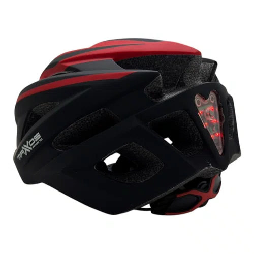 CAPACETE CICLISMO MTB SPEED MATTOS RACING FLASH VERMELHO LED