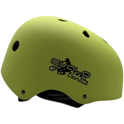 CAPACETE COQUINHO BMX/SCOOTER/WHEELING EVOLO 244 VERDE LIMAO
