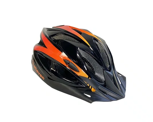 CAPACETE ELLEVEN PRETO/LARANJA TAM G
