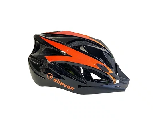 CAPACETE ELLEVEN PRETO/LARANJA TAM G