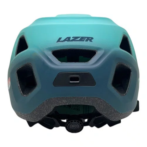 CAPACETE LAZER FINCH KINETICORE AZUL VERDE FOSCO TAM UNICO