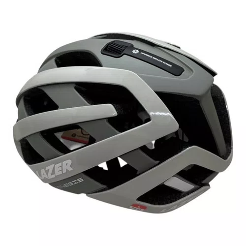 CAPACETE LAZER GENESIS SPEED/ROAD CINZA GELO TAM G