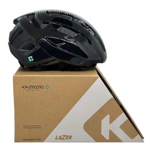 CAPACETE LAZER TEMPO KINETICORE ROAD/SPEED PRETO TAM UNICO