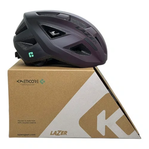 CAPACETE LAZER TONIC KINETICORE ROAD/SPEED ROXO/PRETO TAM G