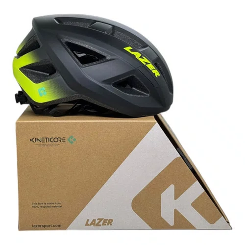 CAPACETE LAZER TONIC KINETICORE SPEED AMARELO/PRETO TAM P