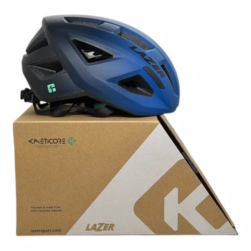 CAPACETE LAZER TONIC KINETICORE SPEED AZUL/PRETO FOSCO TAM M