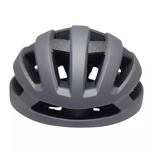 CAPACETE SPEED/MTB ELLEVEN INMOLD RACE CINZA/BRANCO M 53-57