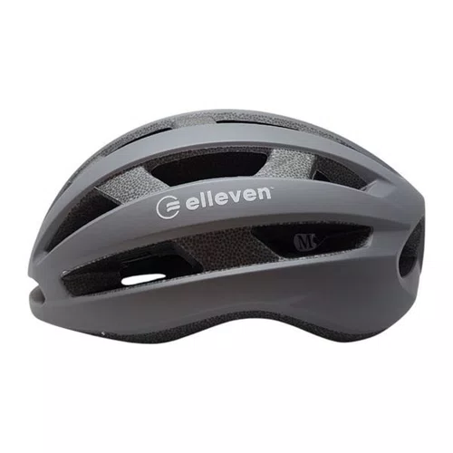 CAPACETE SPEED/MTB ELLEVEN INMOLD RACE CINZA/BRANCO M 53-57