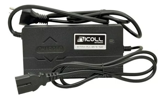 CARREGADOR BIKE/PATINETE NICOLL 1.8A CHUMBO 48V 10-16AH
