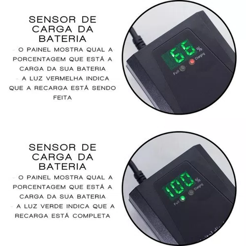 CARREGADOR DE BATERIA ORIGINAL SCOOTER 67.2V 5A DIGITAL