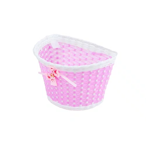 CESTA PLASTICA INFANTIL FLOR ROSA