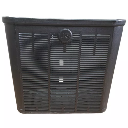 CESTA PLASTICA JKS PRETA PARA BICICLETA