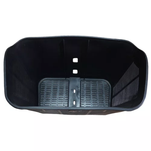 CESTA PLASTICA JKS PRETA PARA BICICLETA