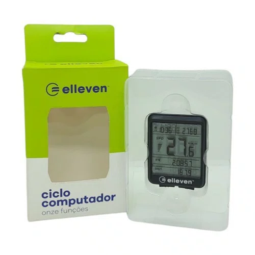 CICLOCOMPUTADOR ELLEVEN F-11 PRETO