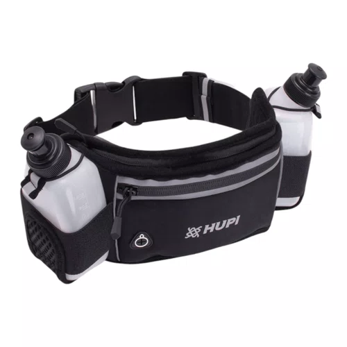 CINTO DE HIDRATAÇÃO HUPI RUNNING COM 2 GARRAFAS E POCHETE