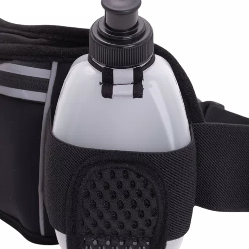 CINTO DE HIDRATAÇÃO HUPI RUNNING COM 2 GARRAFAS E POCHETE
