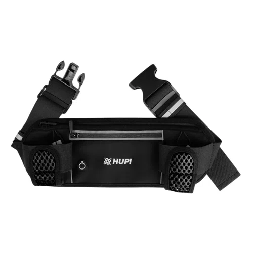 CINTO DE HIDRATAÇÃO HUPI RUNNING COM 2 GARRAFAS E POCHETE