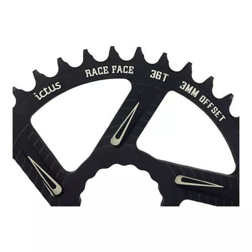 COROA/ENGRENAGEM ICTUS RACE FACE OFFSET 3MM 36 DENTES