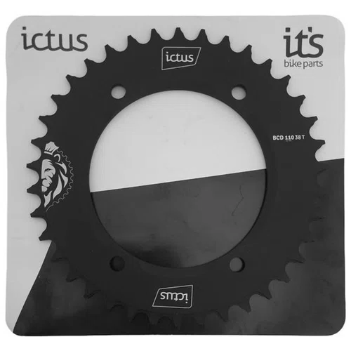 COROA ICTUS SINGLE AERO BCD 110 GRX 38T 4 FUROS ASSIMETRICO