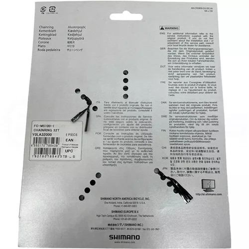 COROA SHIMANO DEORE FC-M5100 30T BCD 96 ASSIMETRICA