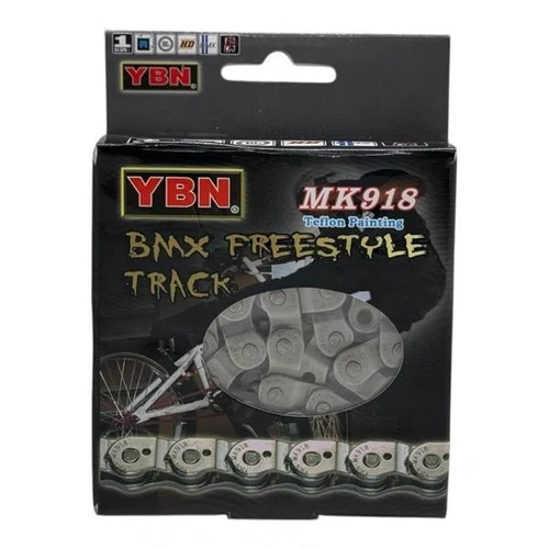 CORRENTE HALF LINK CINZA YABAN MK918 GROSSA 1/2X1/8X102L